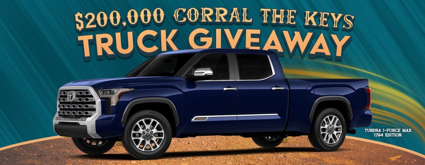 $200,00 Corral the Keys Truck Giveaway